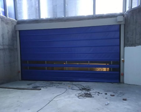 靈石電子產業(yè)園，快速堆積門